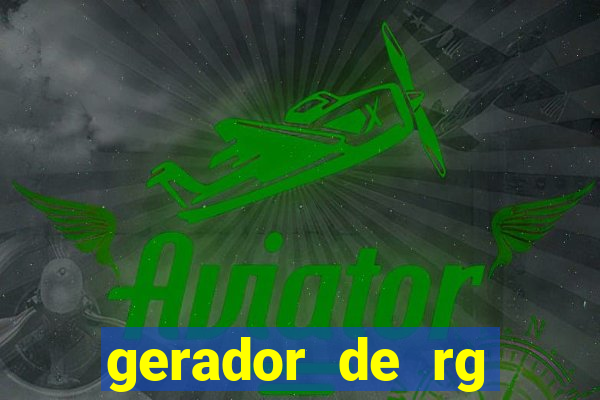 gerador de rg frente e verso